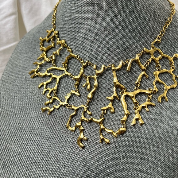 Fashion Jewelry Ladys Choker Style 14kt. Gold Plated Necklace. Amazingly Y2K. - Picture 7 of 10